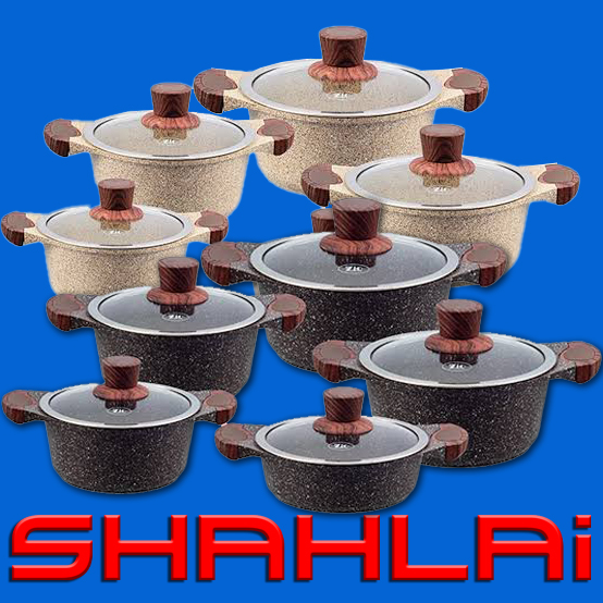 سرویس قابلمه ده پارچه برند زیو ترکیه مدل 7130 ( آبگریز )