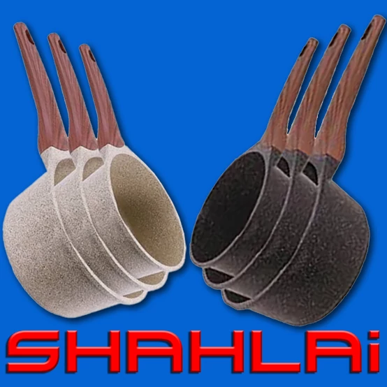 ست 3 عددی شیرجوش گرانیت زیو (Zio) مدل 8148 در سایز های 16 ، 18 و 20