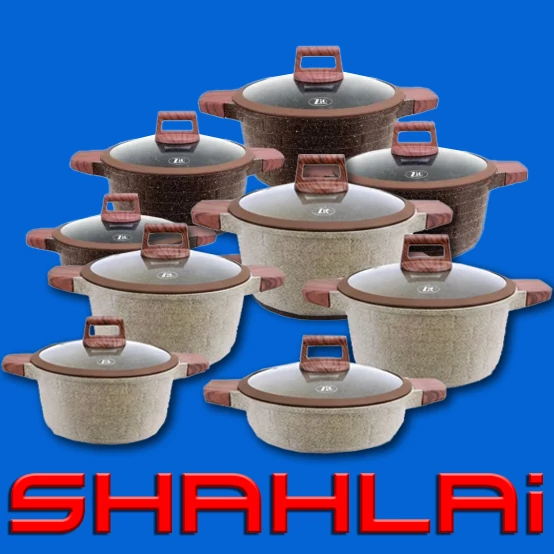سرویس قابلمه 10 پارچه زیو (Zio) مدل 8540 در سایز های 20،24،28،32 و ماهیتابه 28