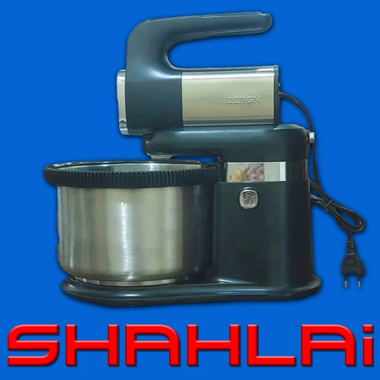 همزن کاسهدار برقی برگن مدل BH-2028؛ توان 500 وات با 5 سطح تنظیم سرعت