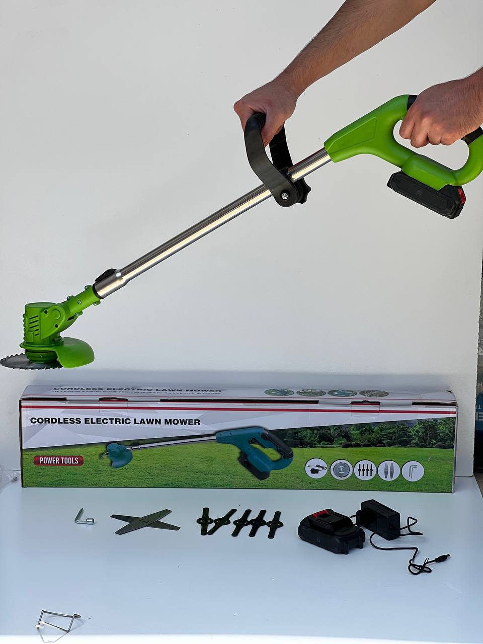 چمن زن شارژی36vمدلcordless electric lawnmower