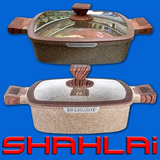 تابه مربعی زیو مدل Z-8352 در اندازه های 24،26،28،30 کاملا آبگریز