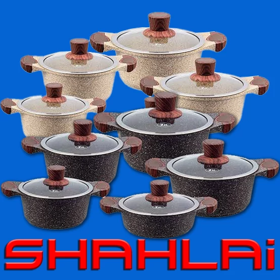 سرویس قابلمه ده پارچه برند زیو ترکیه مدل 7130 ( آبگریز )